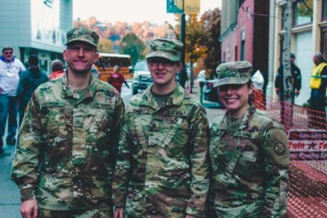 three soldiers